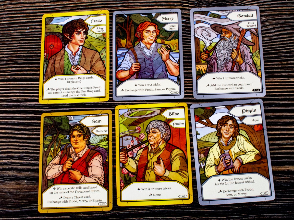The Lord of the Ring: The Fellowship of the Ring trick taking game in about 3 minutes